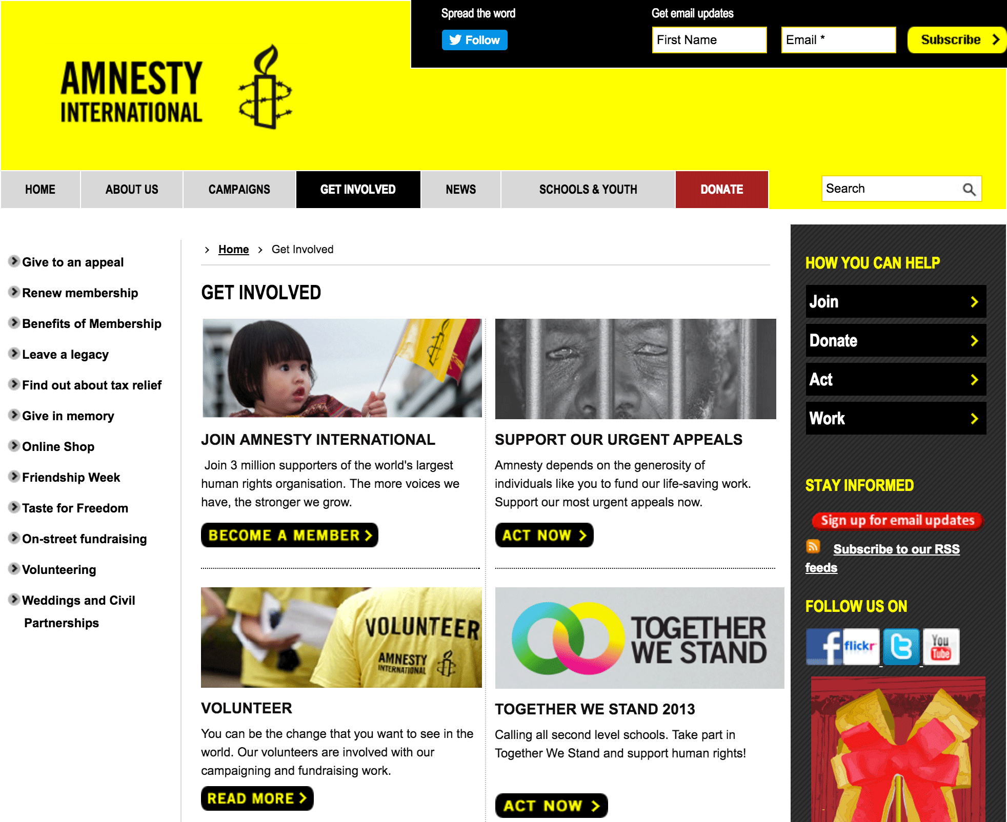 Amnesty - Get Involved